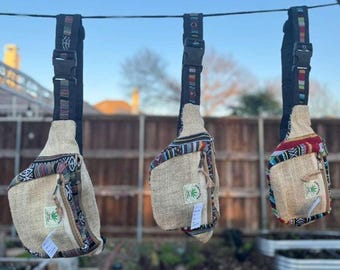 Himalayan Hemp Fanny Pack: Boho Hippie Waist Belt
