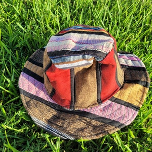 Organic Fashionable Unisex Multicolor Handmade Patchwork Hippie Durable Eco-Friendly Cute  Hemp Hat