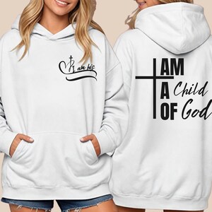 Christian Sweatshirt Child of God Sweatshirt Christian Gift for Her Christian Apparel Womens Christian Tops Christian Hoodie Jesus Sweater