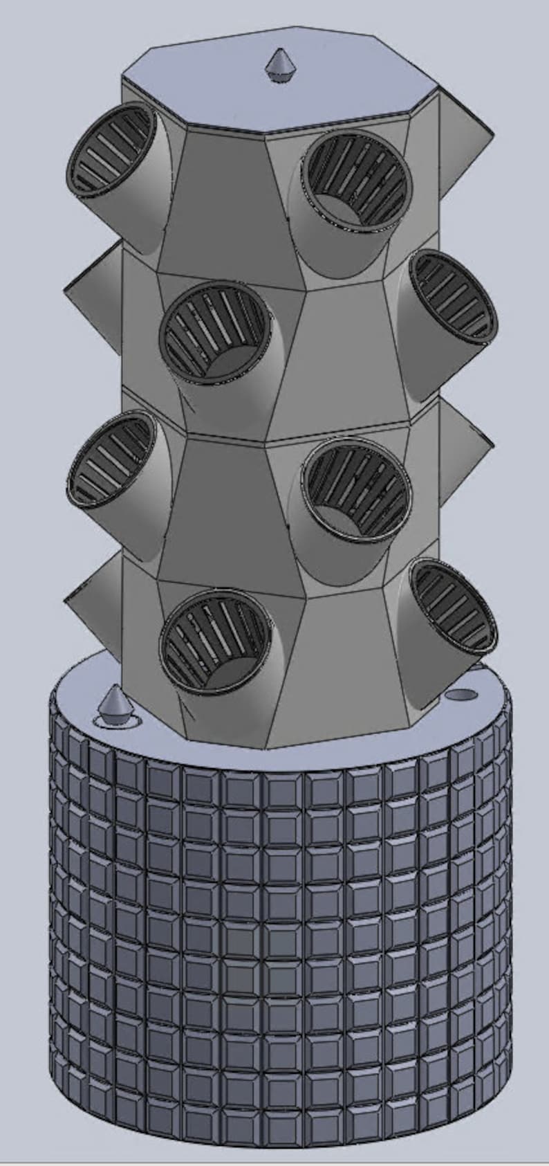 Modular Hydroponic Tower Digital Files image 4