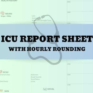 ICU Report Sheet- Dayshift