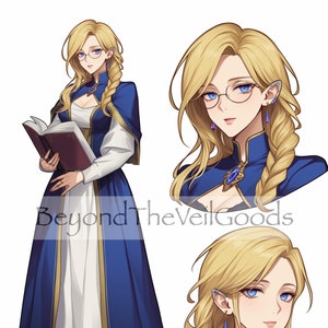 One Time Sale - Limited Edition Adoptable Character | Female Scholar