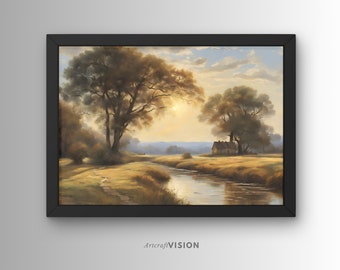 DIGITAL PRINT | Late Summer | Vintage Wall Art | 19th Century Style | Artcraft Vision | Digital Download #46