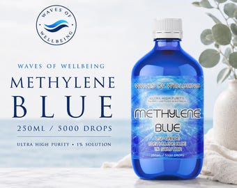 Methylene Blue 1% Solution — 250ml | Pharmaceutical-Grade | Independently Lab Tested | Byron Bay Australia