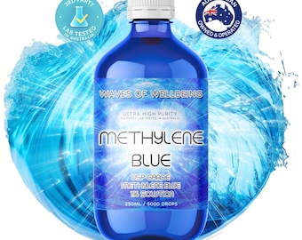 Methylene Blue USP Grade 1% Solution | 250ml, Lab Tested