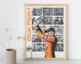 オスカー・ピアストリ、2024年アゼルバイジャングランプリ優勝、マクラーレン、F1、F1アート