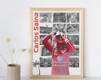 カルロス・サインツのラストダンス、フェラーリ、アブダビ、F1、F1アート