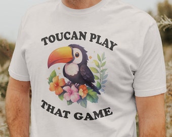 Shirt grappige toekan woordspeling, cadeau vogelliefhebber