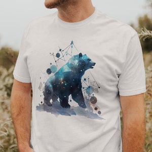 Cute Bear Constellation shirt, Astronomy shirt, cool bear stars and space shirt
