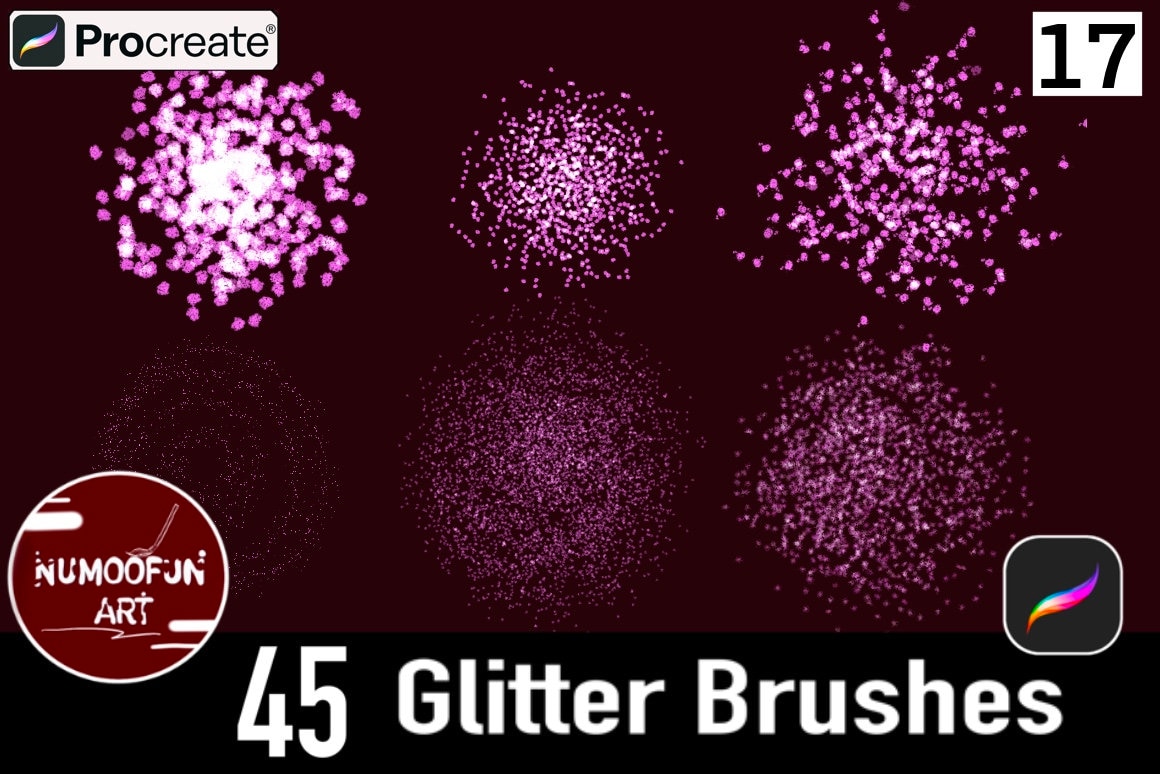 Glitter Brush - Brushes for Procreate Digital Brush Painting - Etsy