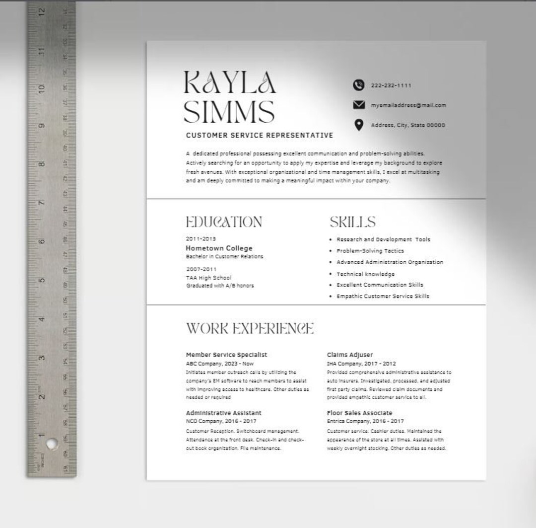 Pre Made Resume Template customer - Il 1080xN.5746079344 J64a 