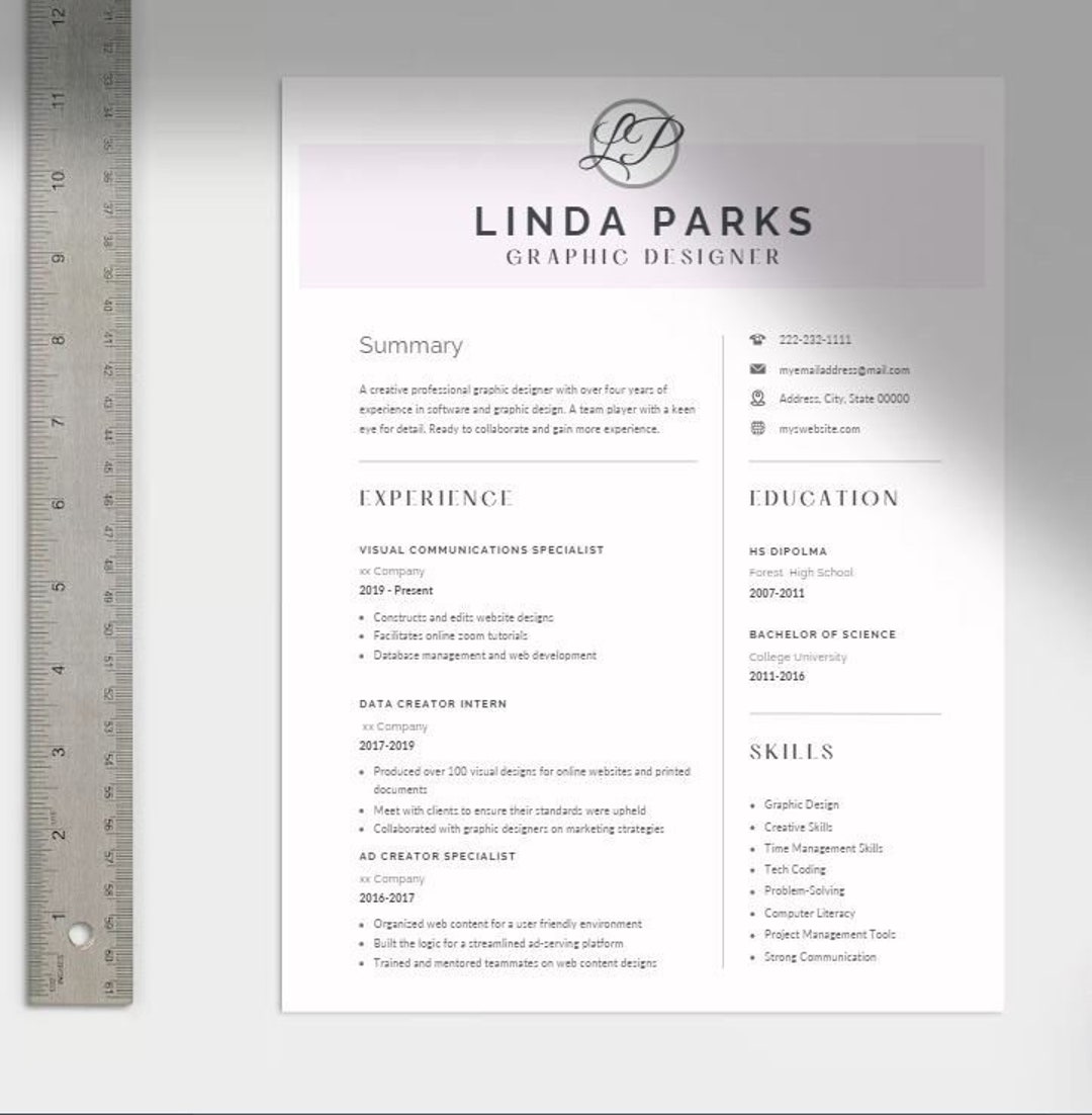 Pre made Resume Template graphic - Il 1080xN.5762685600 2pzy