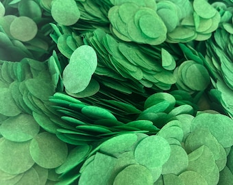 Mélange de confettis de mariage, fête de célébration, confettis de révélation de genre pour rassemblements, cérémonies, cadeaux de confettis de mariage non traditionnels, vert