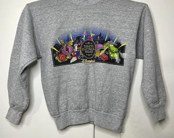 Vintage 90s/Y2K Disneyland Resort Kids Electrical Parade Crewneck Sweatshirt