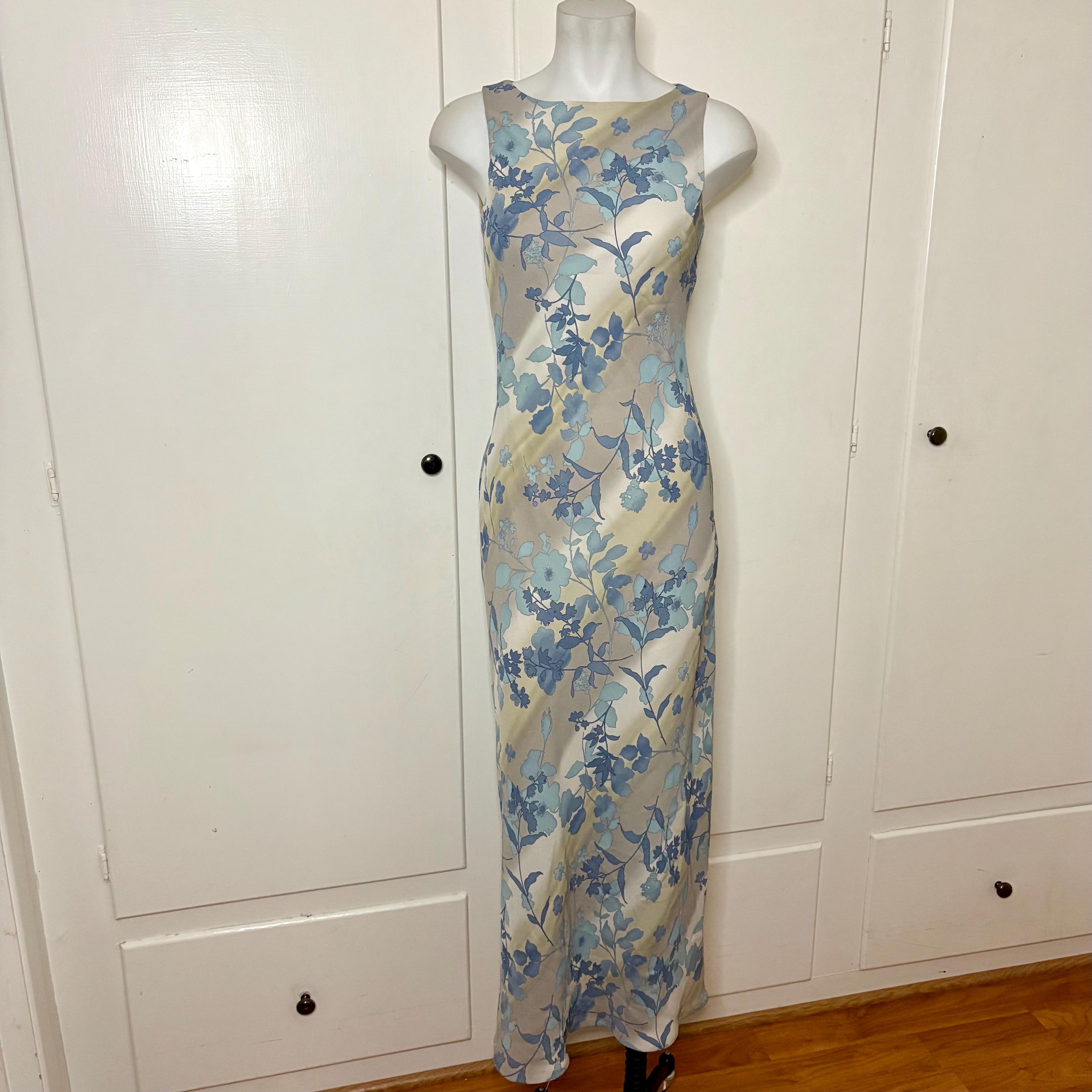 chinese dress ladies 90s 'Jonathan Martin.com' Rose Maxi Dress  EarthWindandVintage