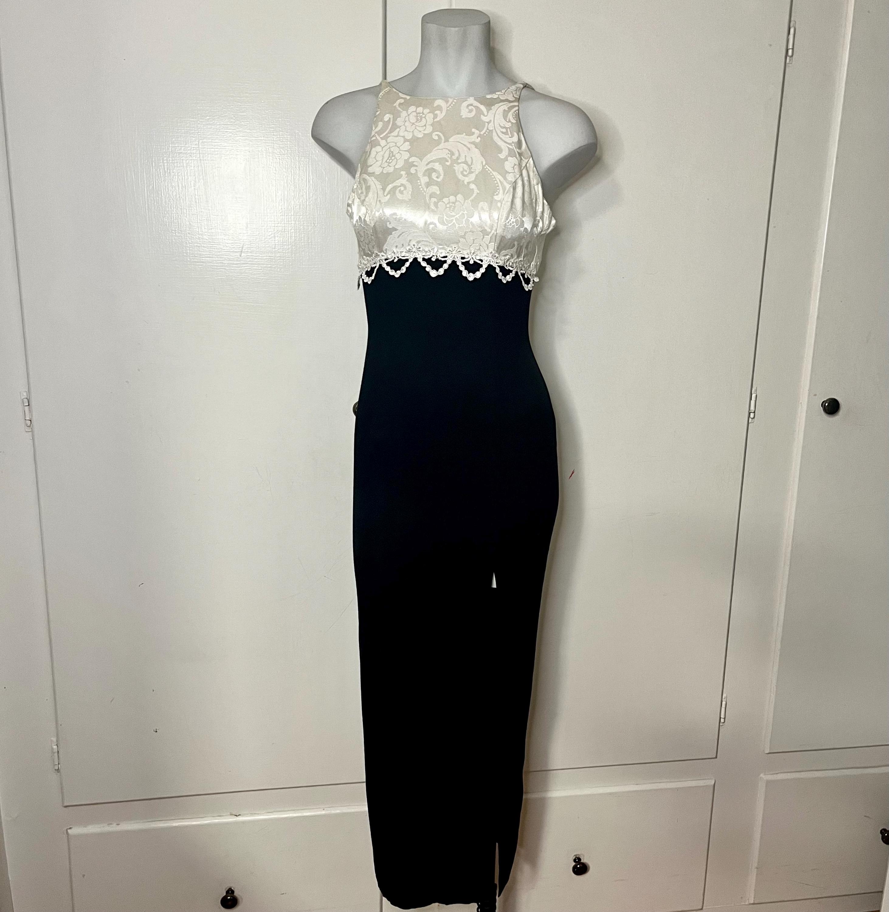 jessica mcclintock black and white dress | Dresses | Jessica Mcclintock Y2k Jessica Mcclintock For Gunne Sax