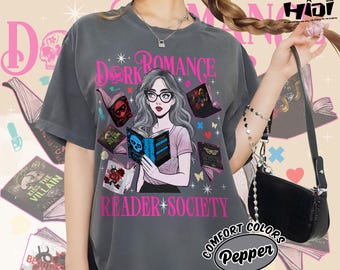 Dark Romance Readers Society Shirt for Romance Reader, Dark Academia Shirt for Smut Reader, Bookish Shirt, Book Lover Shirt, Booktok Shirt