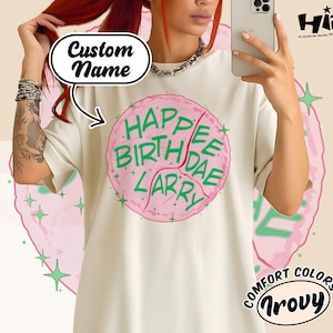 Custom Birthday Comfort Color Shirt For Wizard Fan, Happee Birthdae Youth Shirt, Magical Cake Tee, Gift For Book Lover