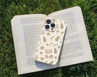 Étui pour téléphone livresques, lecteur Matcha Cottagecore, cadeau fan de fille livresques pour iPhone 17 16 15 14 13 12 Pro Max, Samsung Galaxy S25 S24 S23 S22 Ultra