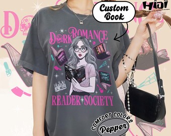 Dark Romance Readers Society Shirt for Romance Reader, Dark Academia Shirt for Smut Reader, Bookish Shirt, Book Lover Shirt, Booktok Shirt