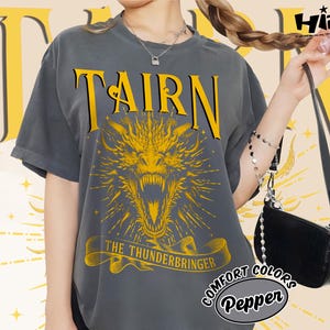 Fourth Wing Series Comfort Color T-Shirt | Onyx Storm | Dragon Rider | Bookish Tee Gift For Book Lover | Violet Sorrengail | Fantasy book.