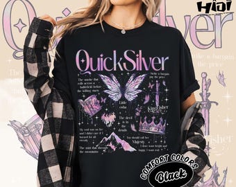 T-shirt couleurs vives confort, t-shirt papillon Little Osha, t-shirt inspiré du martin-pêcheur Saeris Fane, chemise Callie Hart Quicksilver