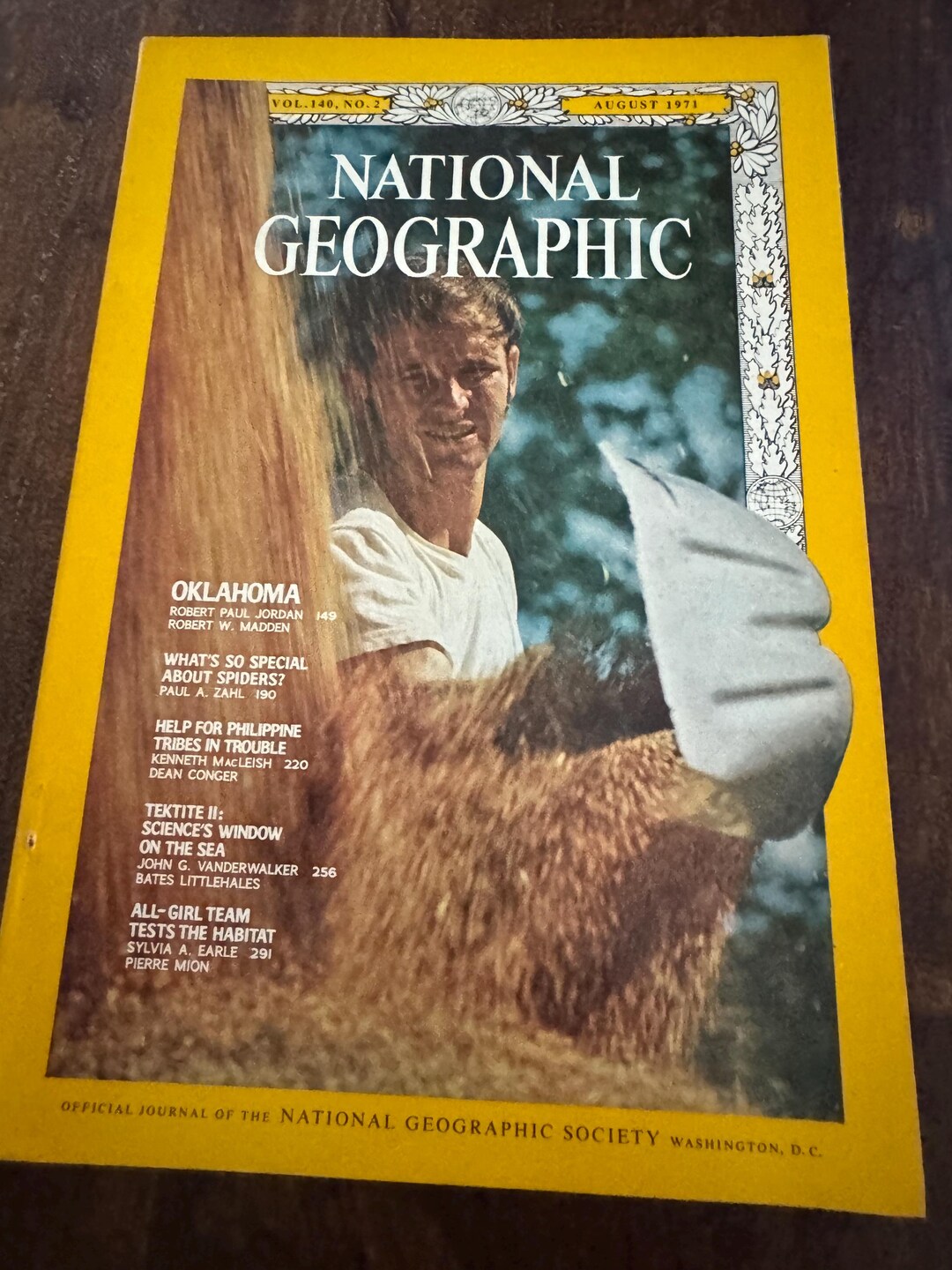 August 1971 National Geographic Magazine (inventory No 2) - Etsy