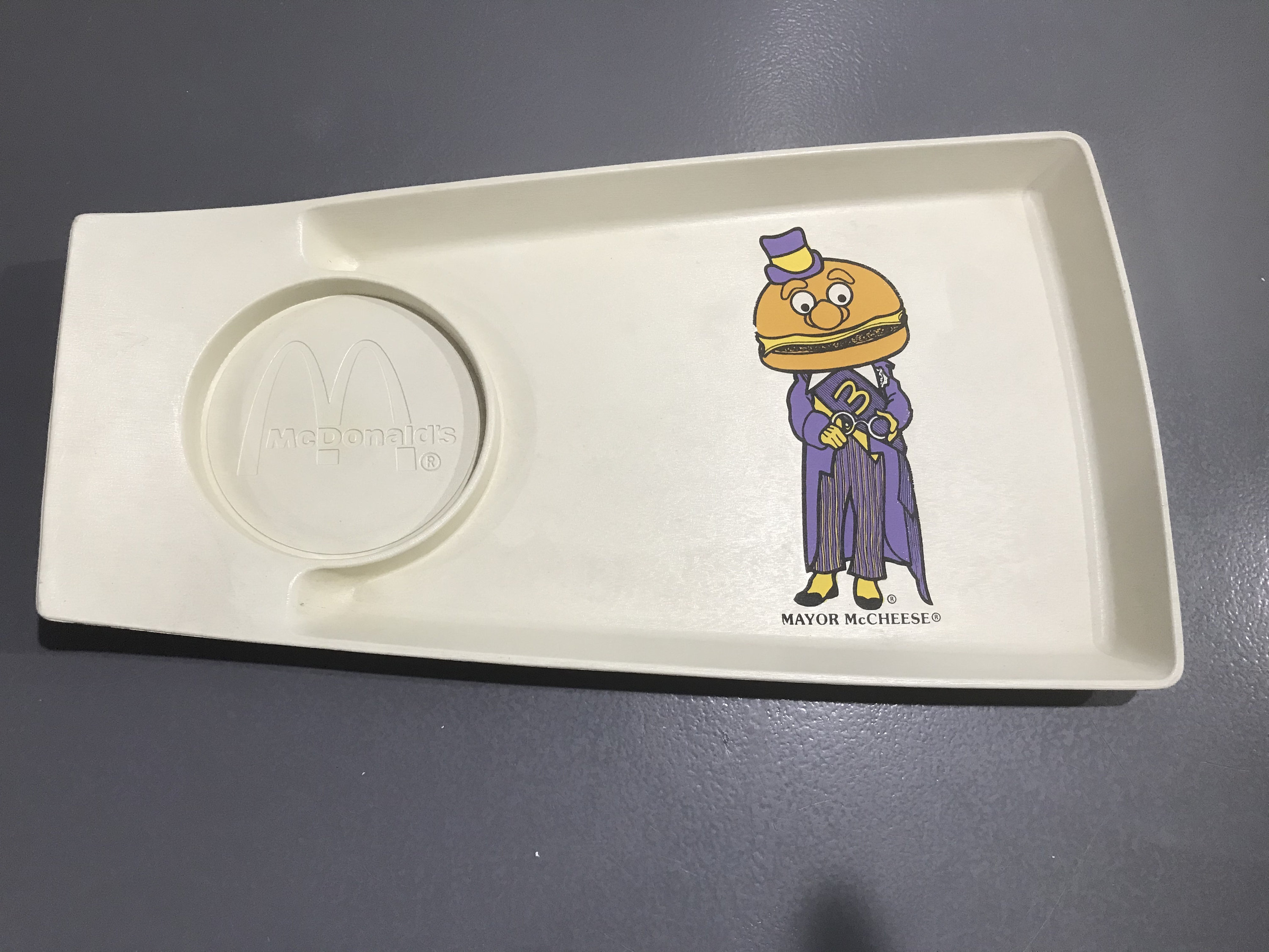 1970's Mcdonalds Mayor Mccheese Character Cup and Food Tray - Etsy