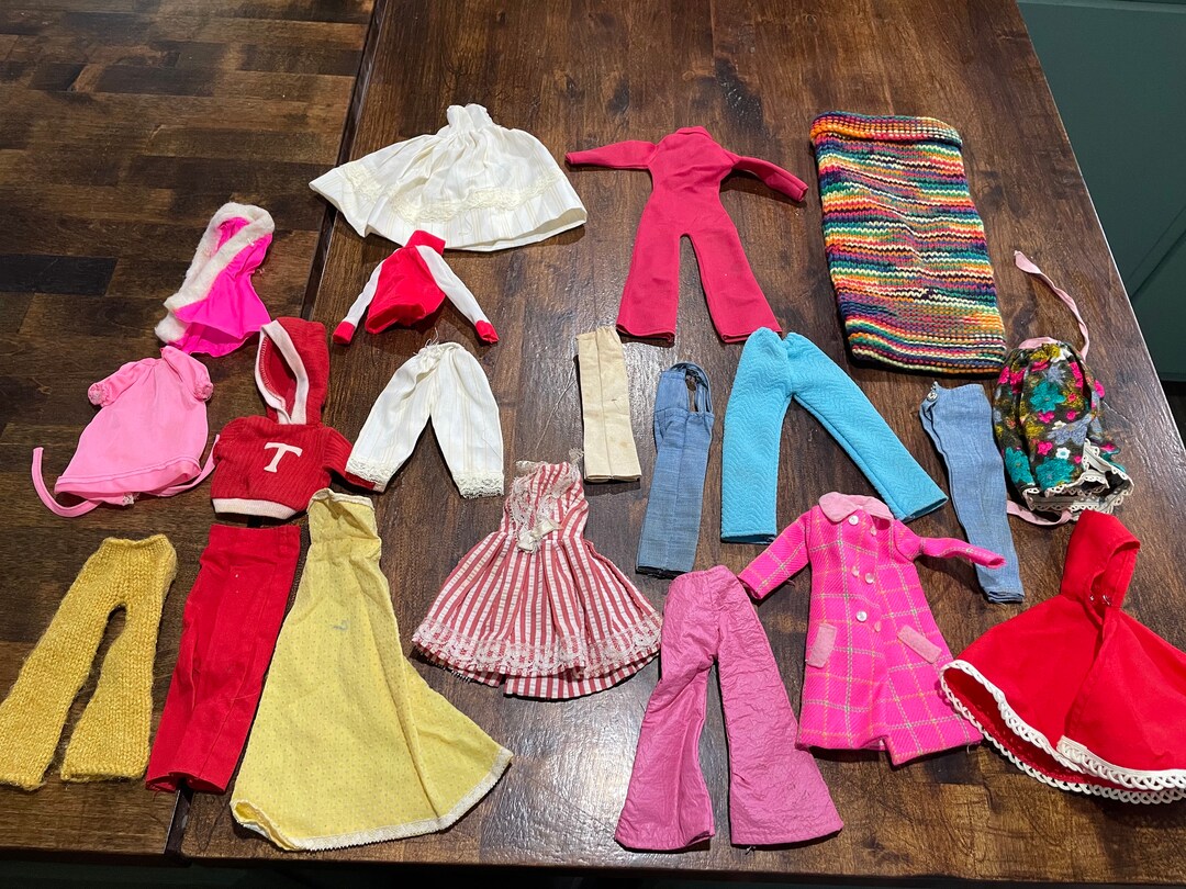 Lot of 20 Vintage Doll Clothing Will Fit Barbie 1960's - Etsy