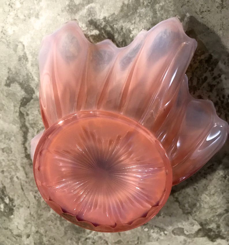 Vintage Fostoria Art Glass Heirloom Pattern Rose or Pink Etsy
