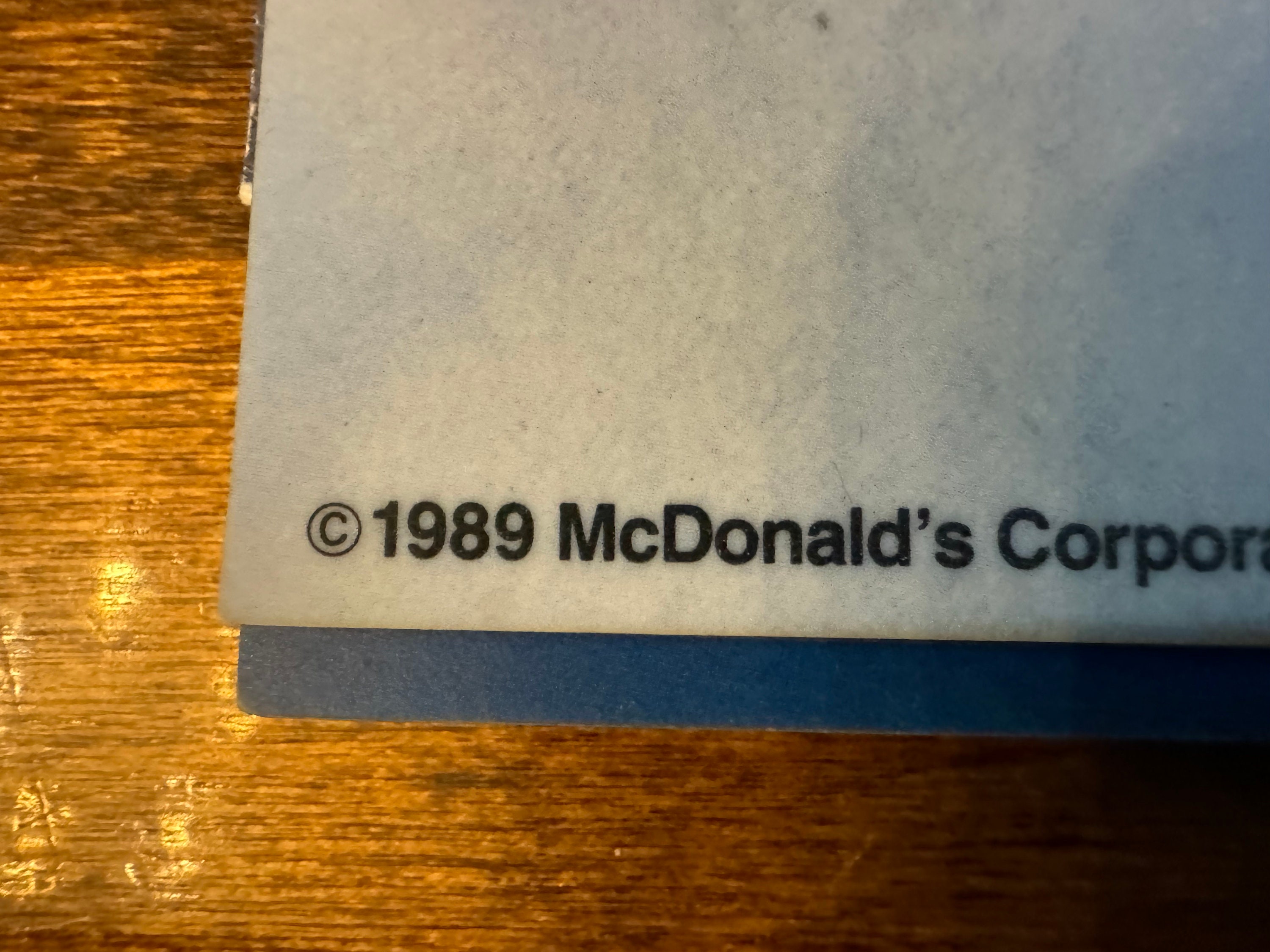 1989 Rare Large Mcdonalds Blast Back Translite - Etsy