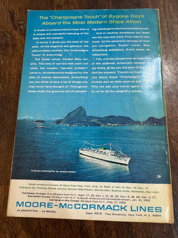 August 1964 National Geographic Magazine - Etsy