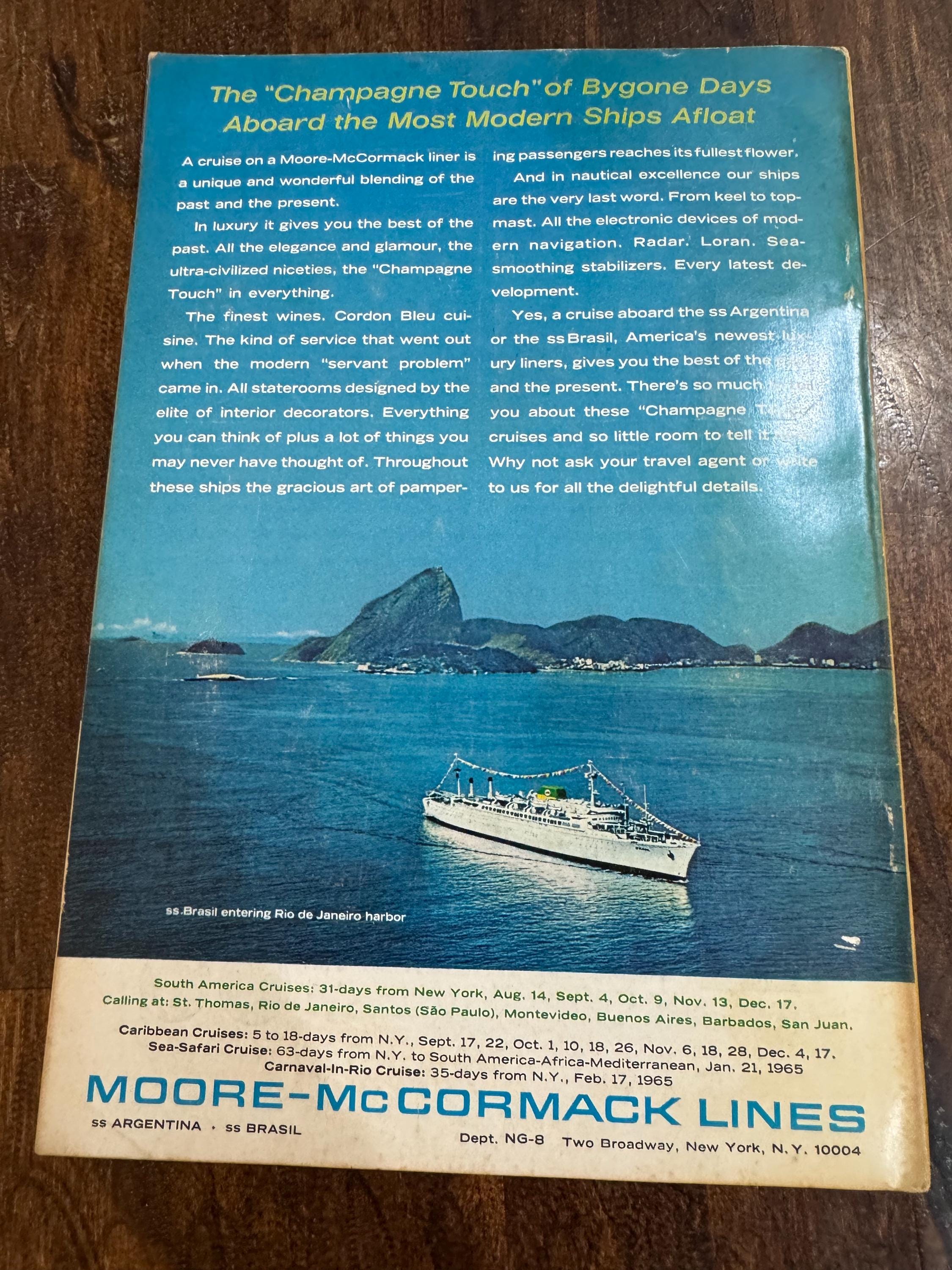 August 1964 National Geographic Magazine - Etsy
