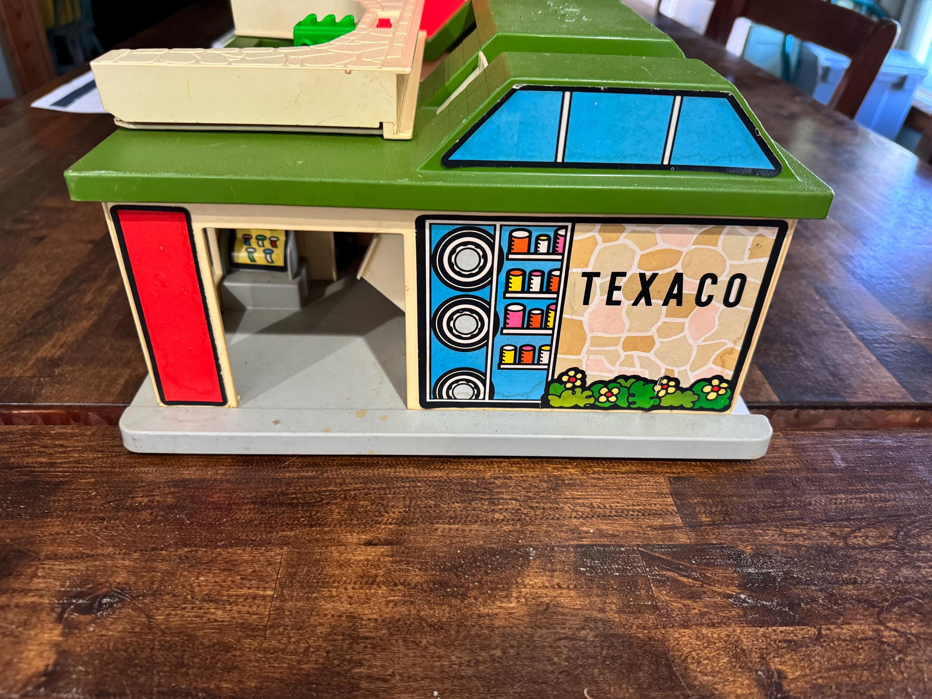 Rare and HTF 1975 Texaco Gas Station Playskool and Accessories - Etsy