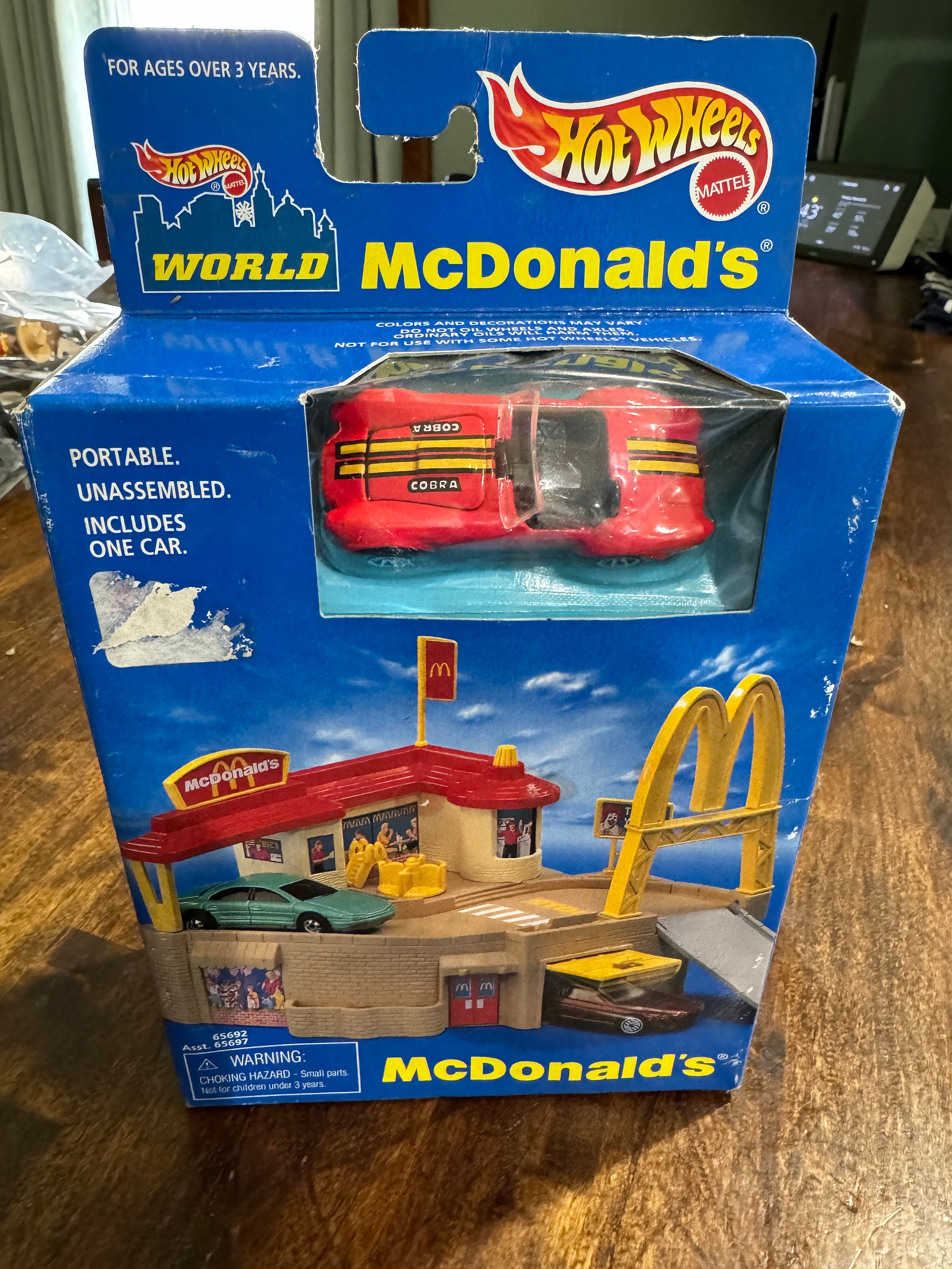 1996 Rare Mcdonalds Hot Wheels Restaurant and Car IOB - Etsy