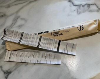 Vintage Yamaha Soprano/descant Recorder B YRS-24B With Cover and