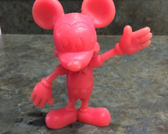 1971 Light Pink Marx Mickey Mouse