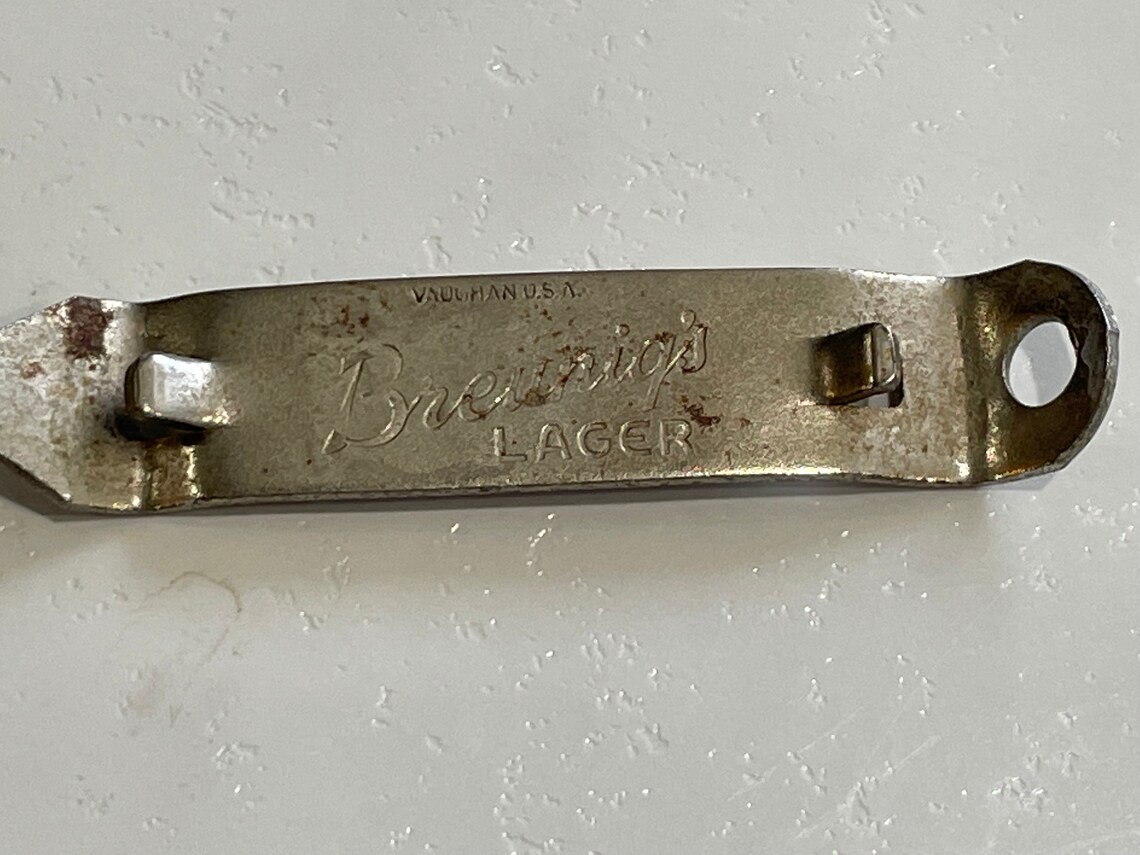1960's Breunig's Lager Beer Church Key Opener Etsy