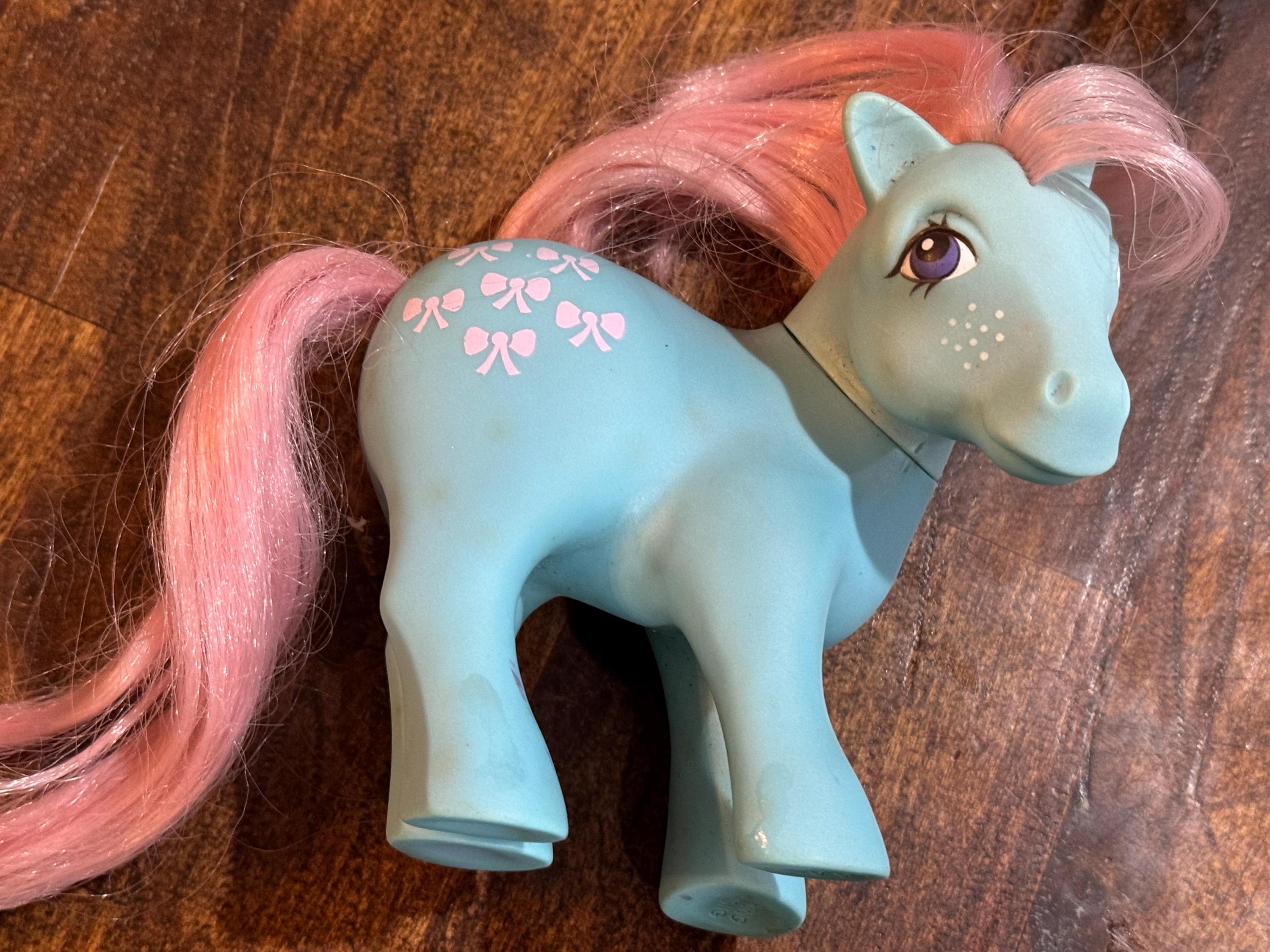1983 G1 My Little Pony Bow Tie ( Inventory No 1 )