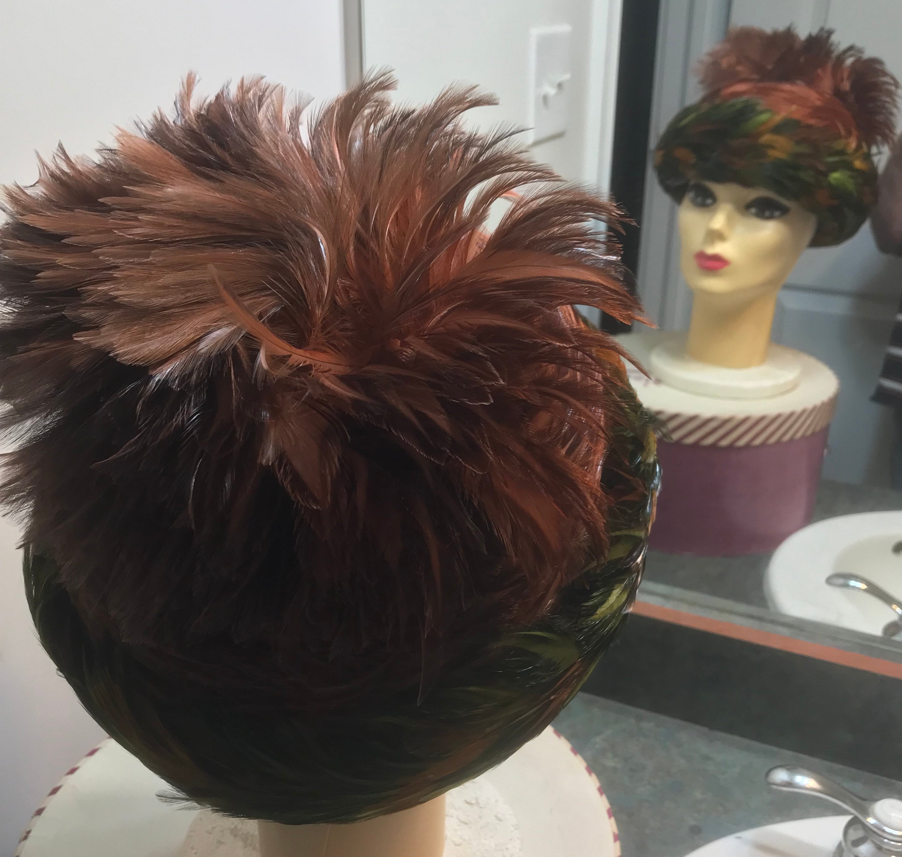 Vintage Vibrant Wild Colors Lazarus Paris Cincinnati Bird 