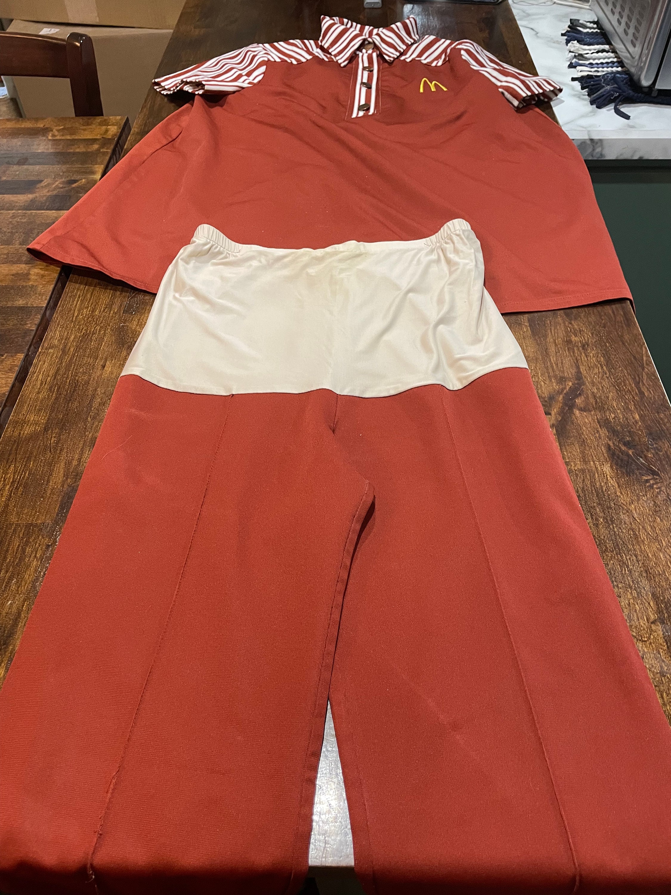 激レア！マクドナルドユニフォーム！ 希少 希少 1976年 マクドナルド マタニティ従業員ユニフォーム - Etsy 日本