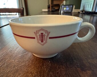 Rare Vintage Indiana University Shenango Dining Hall Cafeteria I U Coffee Cup