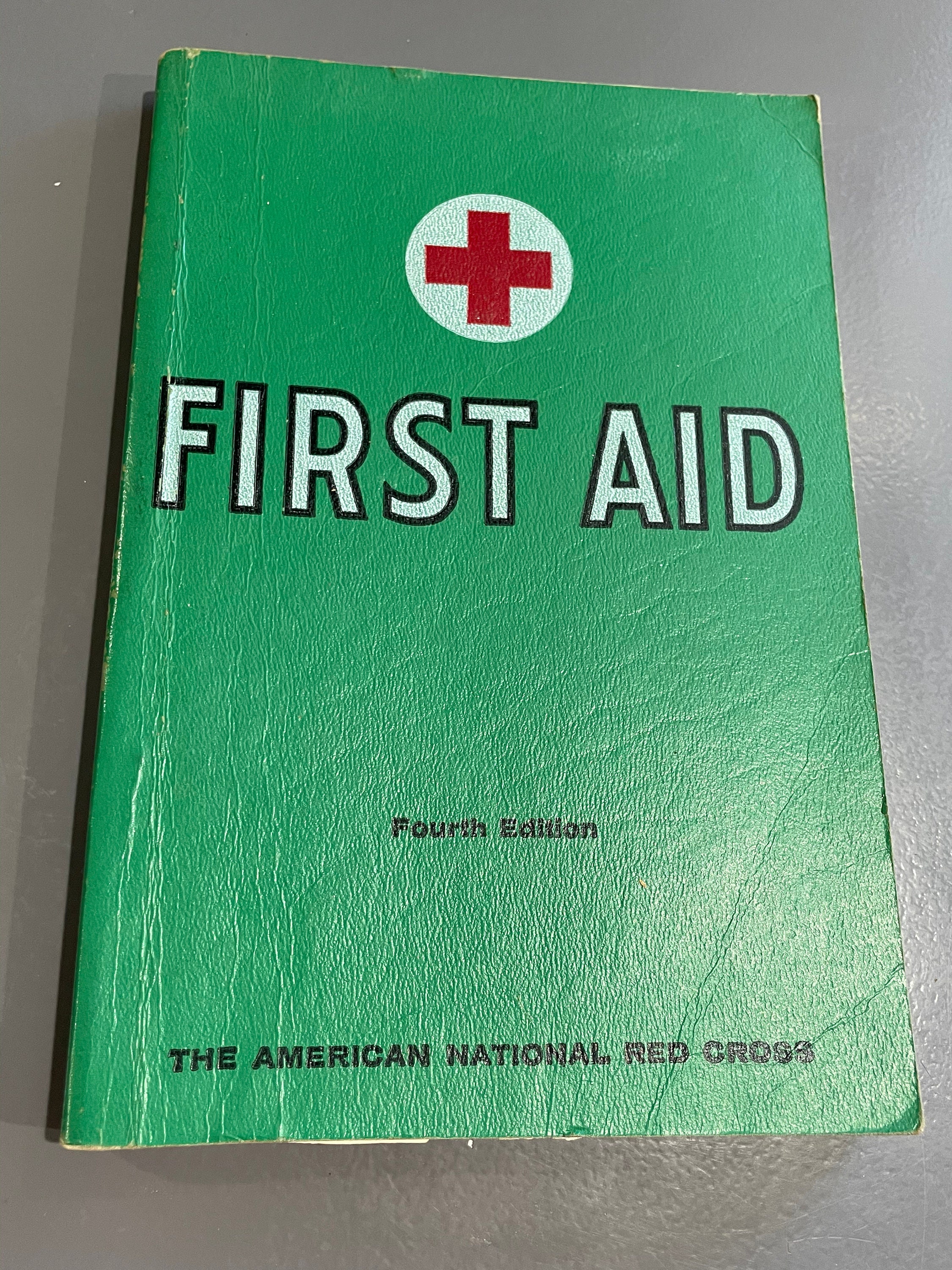 1968 First Aid American Red Cross Handbook | Etsy