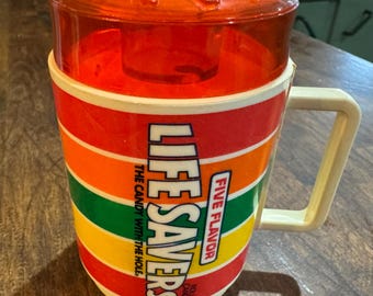 1970's Orange Lifesavers Mug