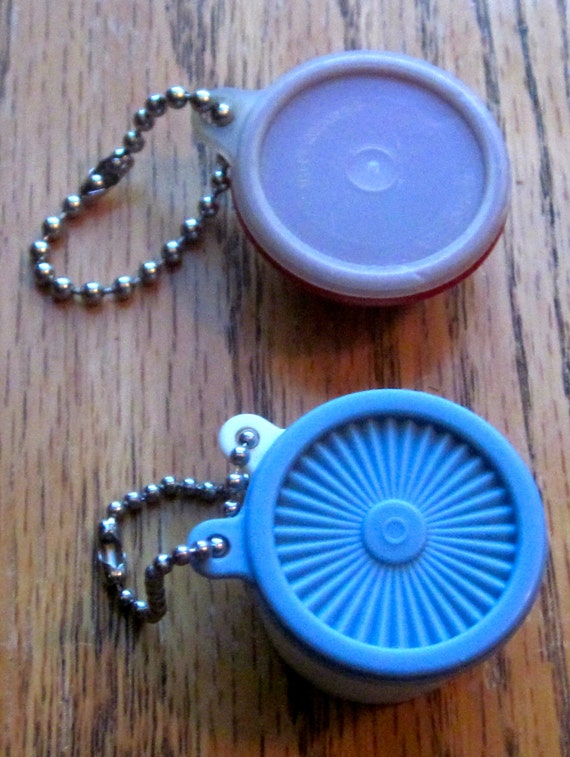 Qty of 2 Vintage Tupperware Bowl Keychains Etsy