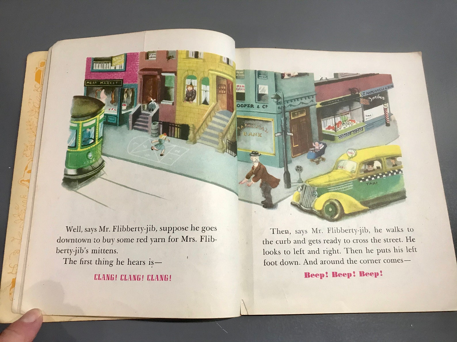 Rare 1947 Noises and Mr. Flibberty-fib Golden Book First - Etsy