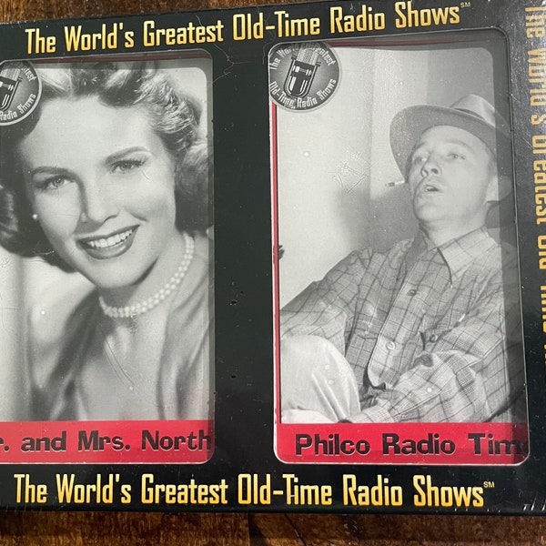 Vintage The World's Greatest Old time Radio Shows Bing Crosby and Mr and Mrs North