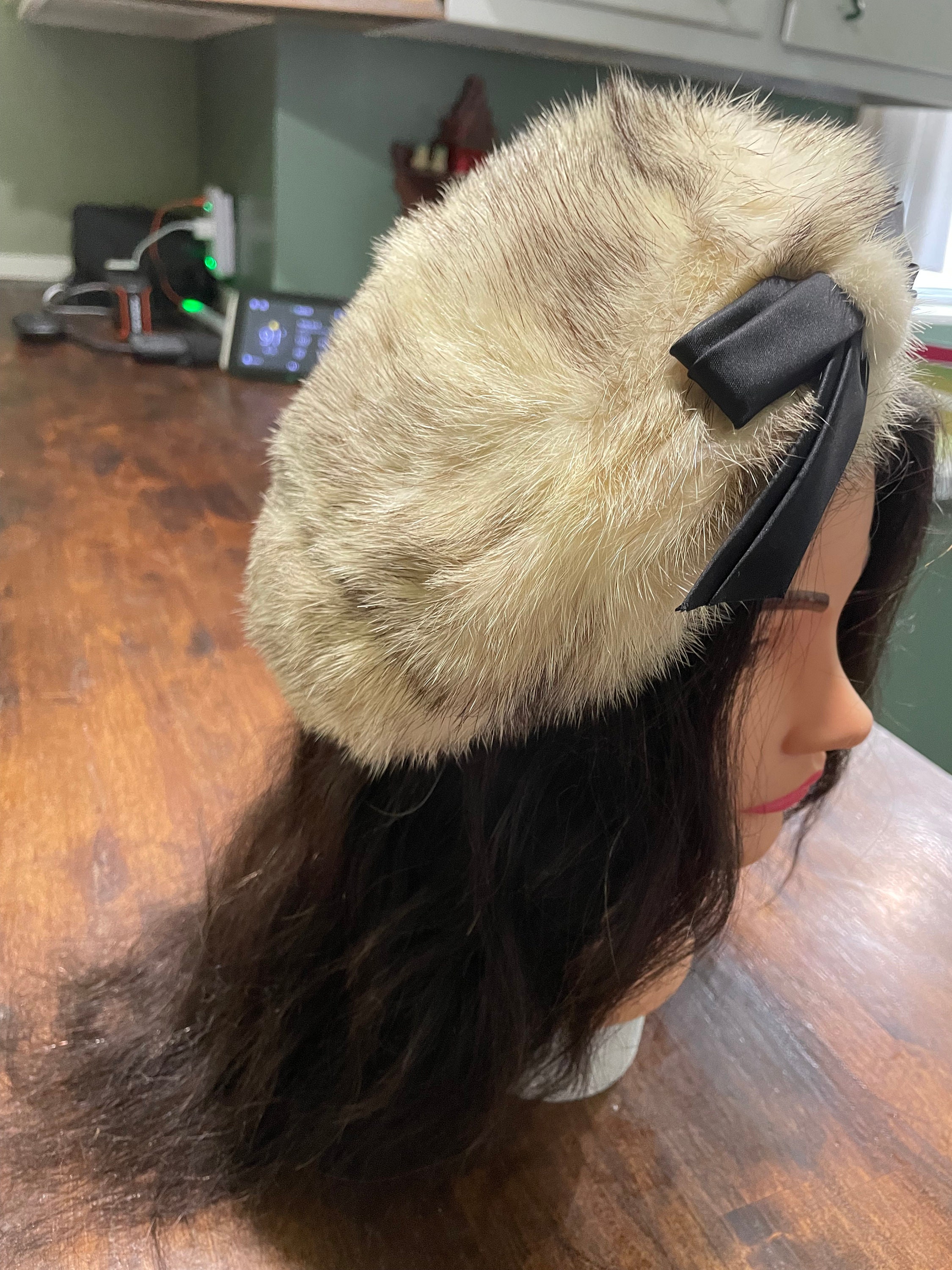 1950 Era Edythe and Marie Fur Cloche Hat - Etsy