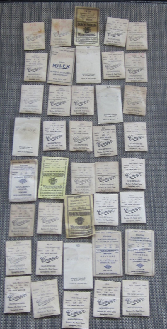 Mainsprings for Watches Quantity of 40 in Origina… - image 1