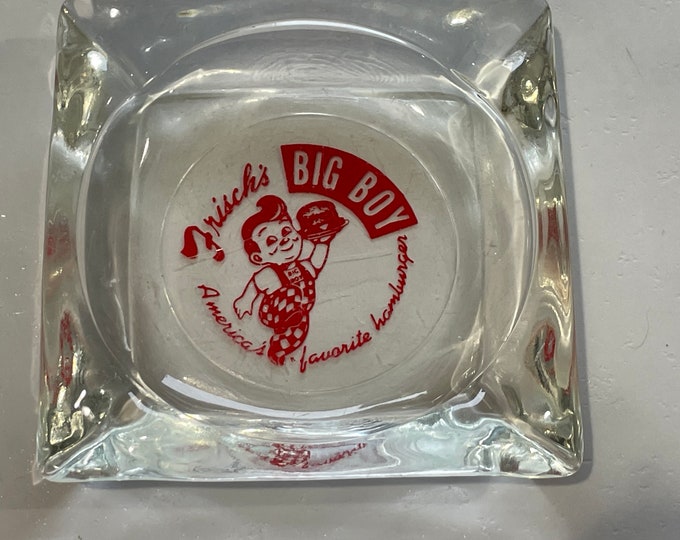 Rare 1960's Frisch's Big Boy Ashtray Etsy